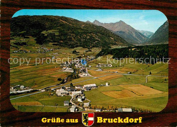 Bruckdorf Fliegeraufnahme Fannigberg bei Mariapfarr Lungau Salzburg