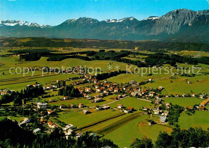 Bad Haering Tirol Fliegeraufnahme gegen Rofangebirge