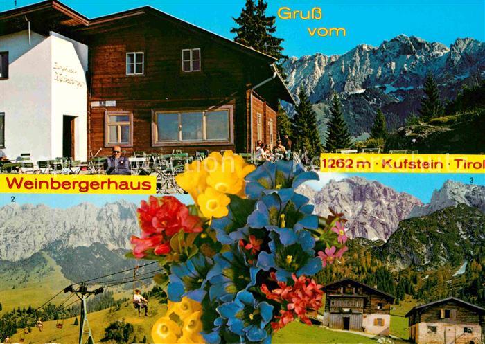 Kufstein Tirol Berghaus Weinberger Brentenjoch Wilder-Kaiser Kaindhuette