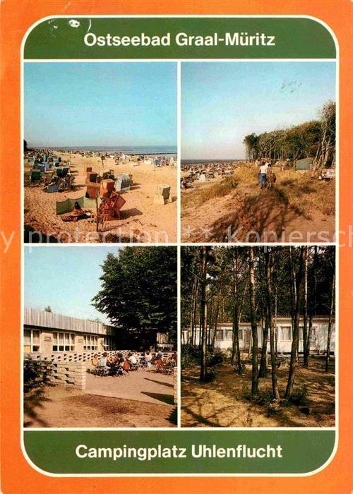 Graal-Mueritz Ostseebad Strand Camping Uhlenflucht