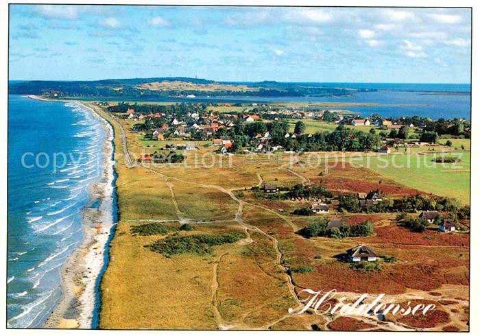 Insel Hiddensee Fliegeraufnahme