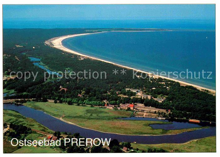 Prerow Ostseebad Fliegeraufnahme