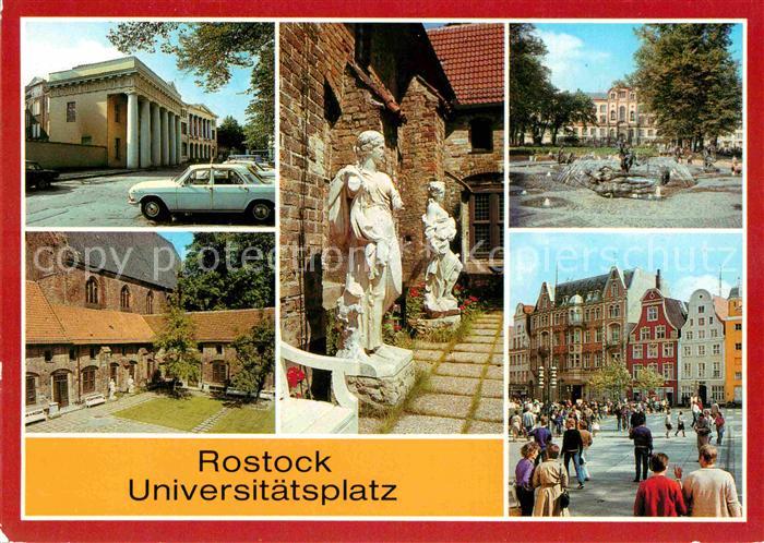 ROSTOCK CITY Neue-Wache Klosterinnenhof Universitaetsplatz