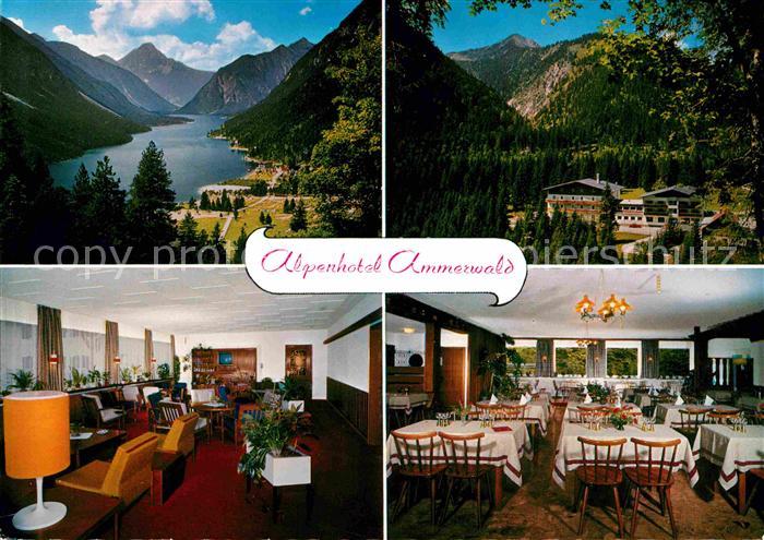 Reutte Tirol Alpenhotel Ammerwald Fliegeraufnahme See