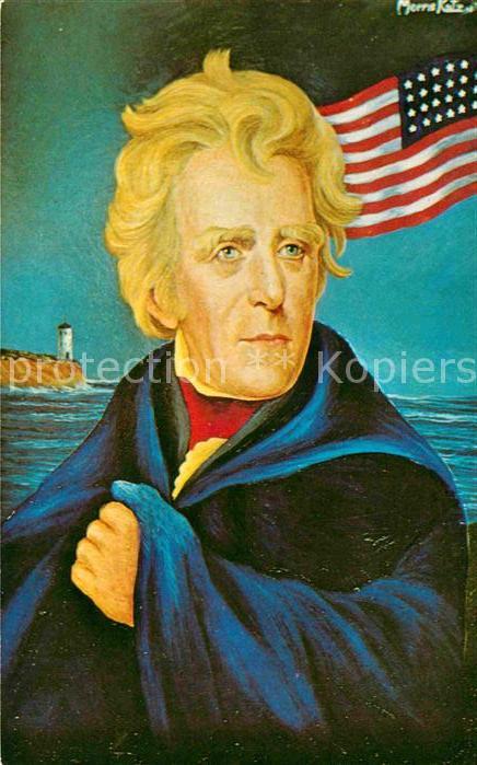 Politiker Andrew Jackson 7th U.S. President Kuenstler Morris Katz