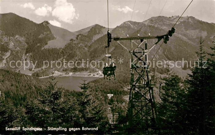 Sessellift Spitzingsee Stümpfling gegen Rotwand