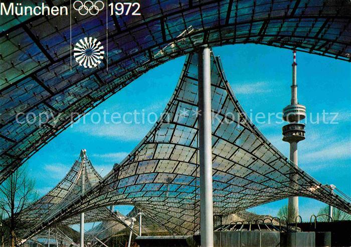 Olympia Muenchen Olympiagelaende Olympiaturm