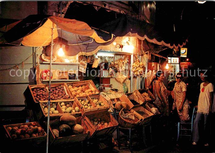 Handlung Markt Zypern Obststand