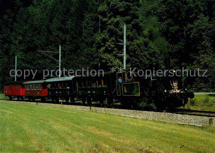 Lokomotive Sihltal-Zuerich-Uetliberg-Bahn Dampflokomotive SOB Ed 3/3 102
