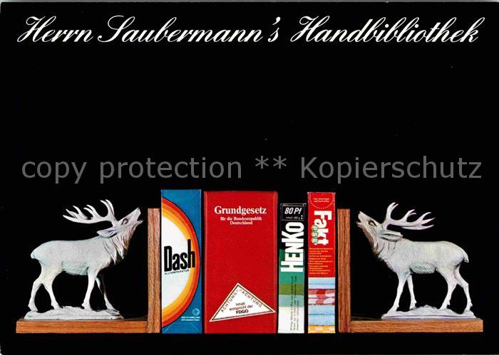 Politik Klaus Staeck Herrn Saubermann's Handbibliothek