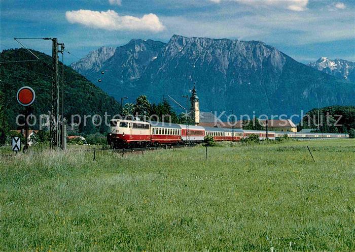 Eisenbahn Elektro-Schnellzuglokomotive 114 489-8 EC 538 Paganini