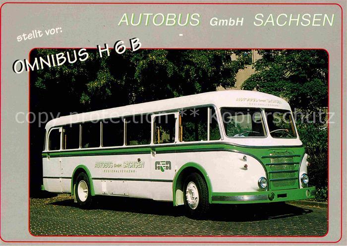 Autobus Omnibus H 6 B Regionalverkehr Sachsen