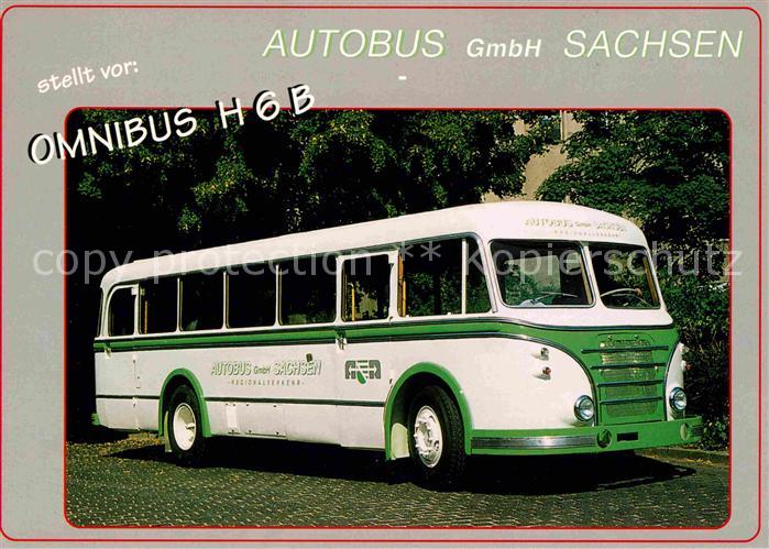 Omnibus Autobus H 6 B Regionalverkehr Sachsen