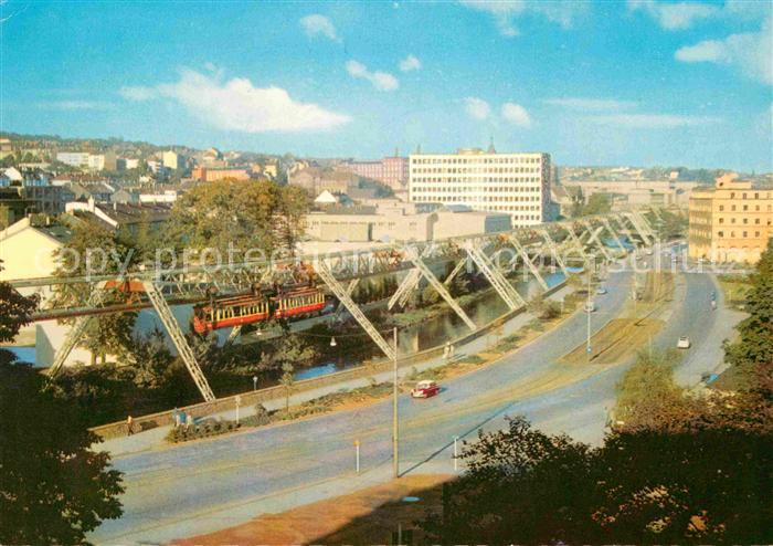 WUPPERTAL NRW Friedrich Engels Allee Schwebebahn