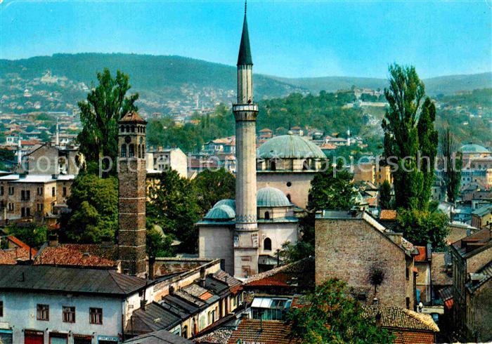 Sarajevo Panorama Berg Moschee