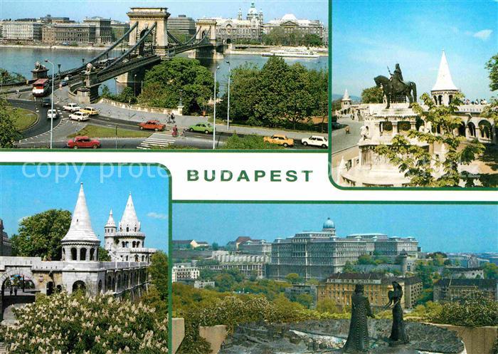 Budapest Kettenbruecke Denkmal Schloss