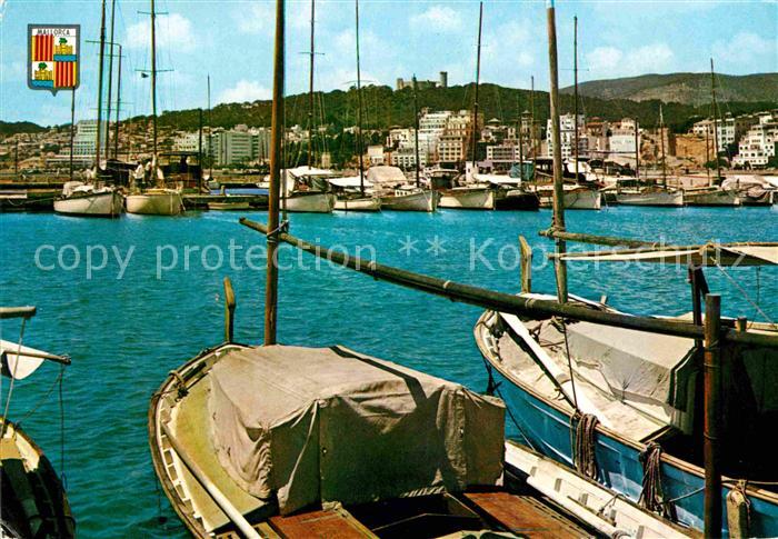 Palma de Mallorca Club Nautico y Castillo de Bellver