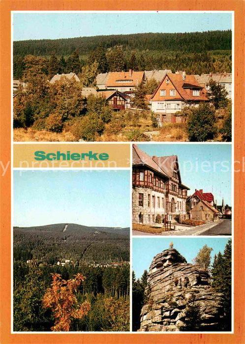 Schierke Harz Blick vom Marienweg Rat der Gemeinde Schnarcherklippen Feuersteink