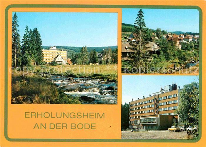 Schierke Harz Erholungsheim an der Bode Teilansichten