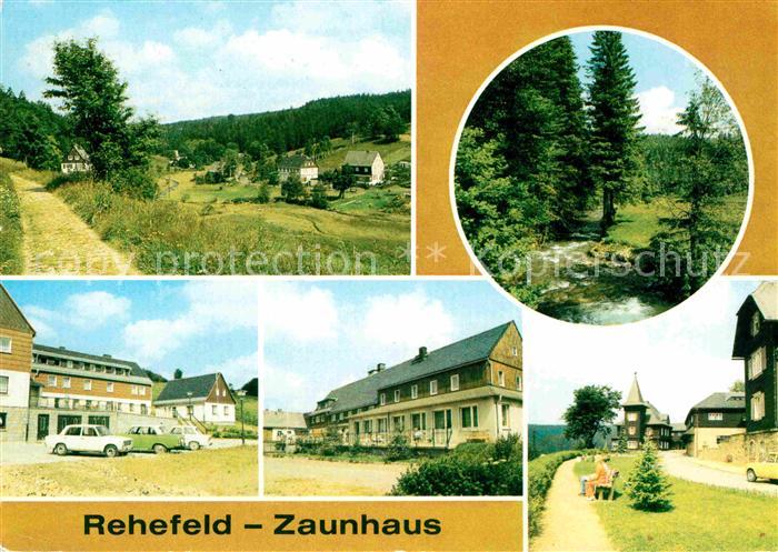 Rehefeld-Zaunhaus Teilansicht Tal der Wilden Weisseritz Ferienheime Erholungshei