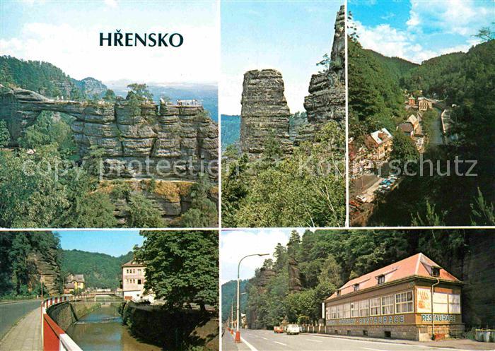 Hrensko labi v Decinske vrchovine Z cetnych bizarnich piskovcovych utvaru je nej