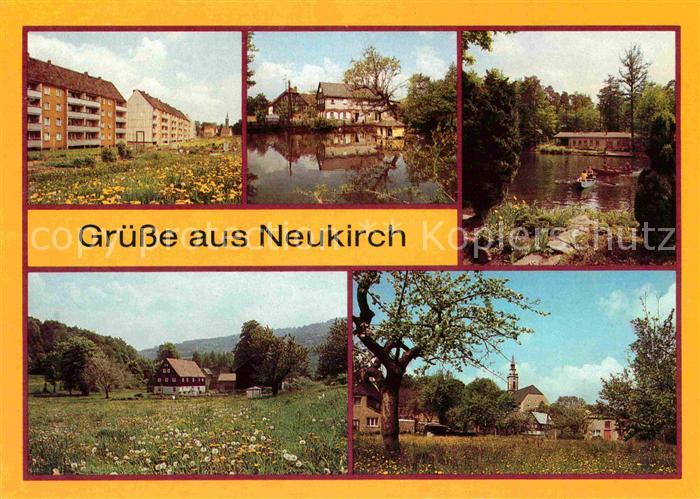 Neukirch Bischofswerda Neubauten Parkstrasse Teilansichten Gondelteich Valtental