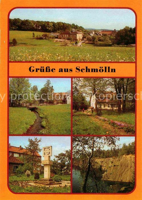 Schmoelln-Putzkau Teilansichten FDGB Erholungsheim Sonnenuhr Steinbruch