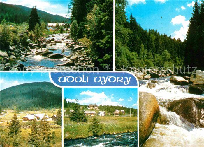 Sumava Czechia Vydra tvori pod Modravou udoli Teilansichten