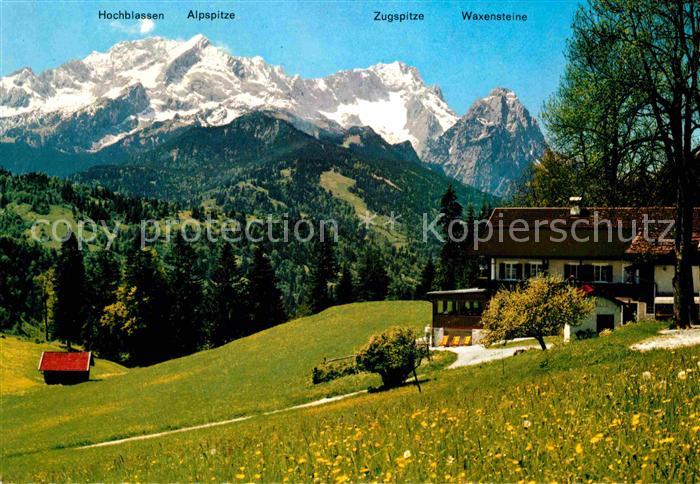 GARMISCH-PARTENKIRCHEN Bayern Berggasthof Gschwandtnerbauer Hochblassen Alpspitz