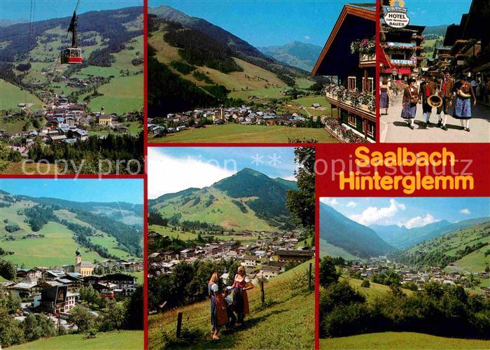Saalbach-Hinterglemm Seilbahn Panorama Dorfmotive