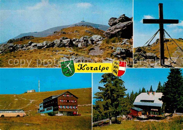 Koralpe Panorama Gipfelkreuz Gasthaus