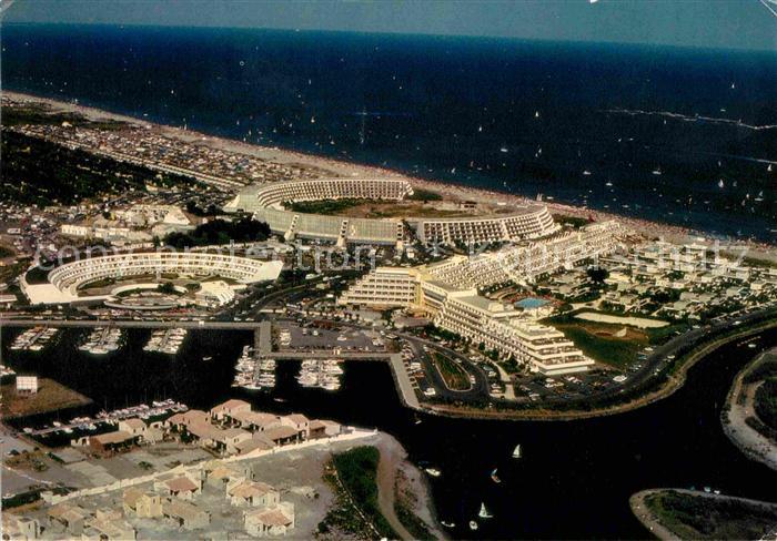 Agde Le Cap d Agde Port Nature vue aerienne