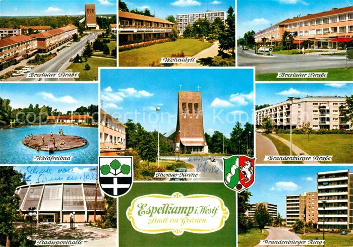 Espelkamp Breslauer Str Wohnidyll Waldfreibad Thomas Kirche Brandenburger Str St