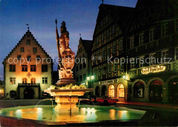 Bad Mergentheim Marktplatz Brunnen