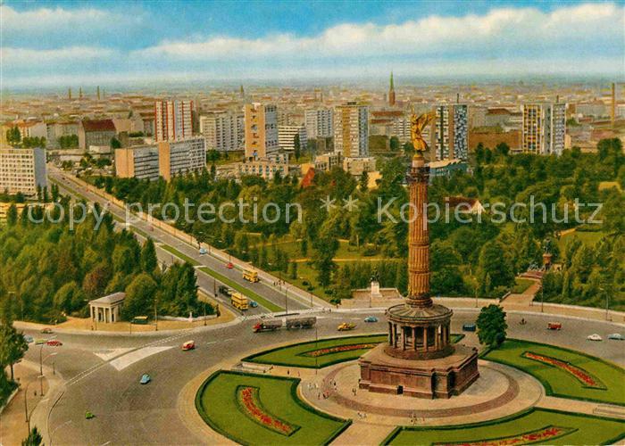 BERLIN  CITY Siegessaeule Stadtblick