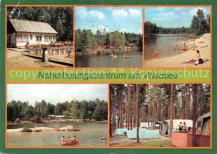 Biehain Konsum Gaststaette Waldklause Waldsee Strand Kinderferienlager Zeltplatz