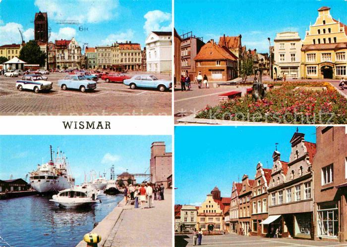 Wismar Mecklenburg Markt Kraemerstrasse Hafen