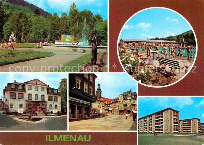 Ilmenau Thueringen Anlage Kreiskulturhaus Schwimmsportstaette Museum Lindenstr N