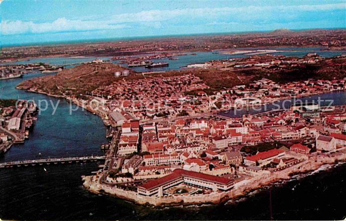 Curacao Niederlaendische Antillen Harbor entrance with Hotel Curacao Intercontin