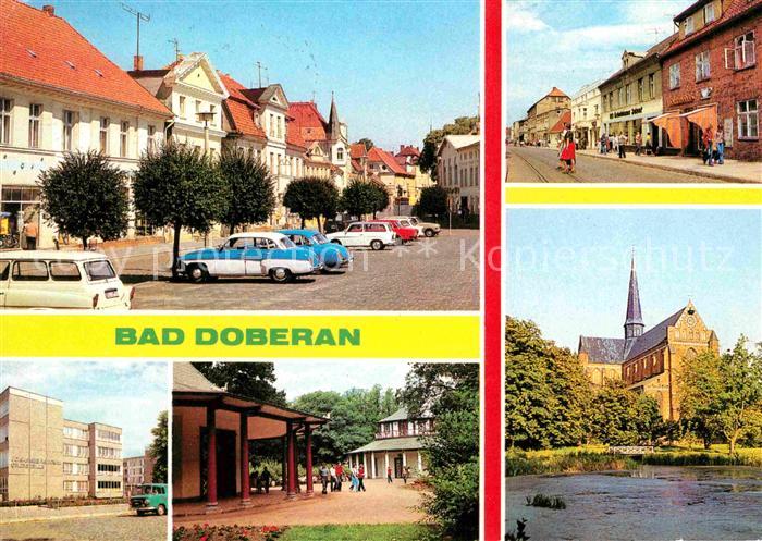Bad Doberan Markt Ernst Thaelmann Strasse Oberschule Kamp Pavillon Bibliothek Mu