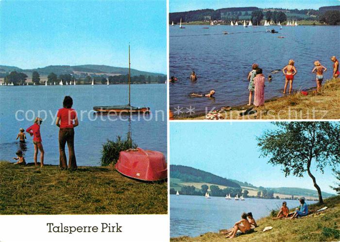 Talsperre Pirk Stausee Badestrand Segeln