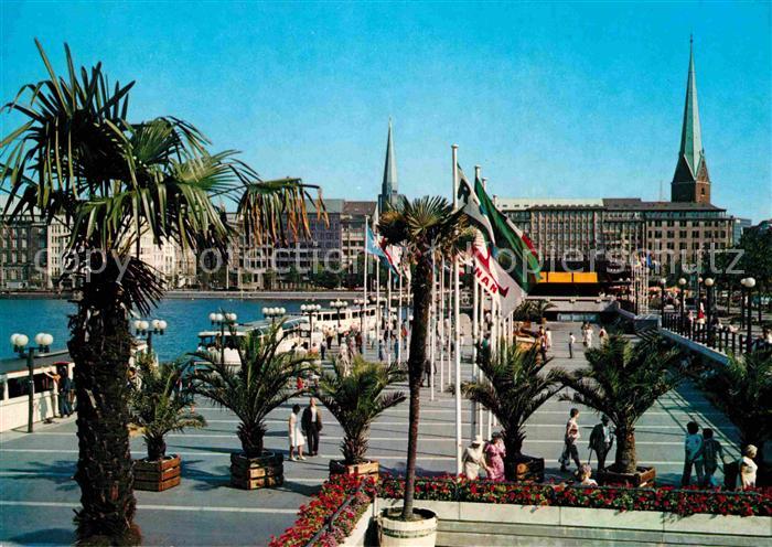 HAMBURG  CITY Alsterpromenade am Jungfernstieg