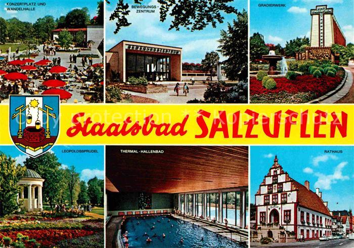 Bad Salzuflen Konzertplatz Wandelhalle Bewegungszentrum Gradierwerk Sprudel Ther