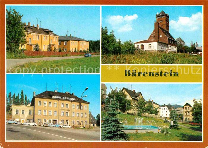 Baerenstein Annaberg-Buchholz Ferienheim HO Gaststaette FDGB Vertragshaus Parkan