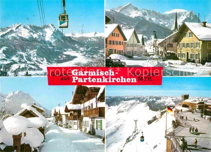 GARMISCH-PARTENKIRCHEN Bayern Wankbahn Bergbahn Floriansplatz Fruehlingstrasse Z