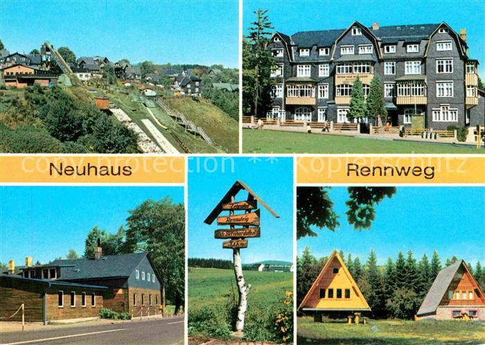 Neuhaus Rennweg Jugendschanzenanlage Erholungsheim Ernst Thaelmann Rennsteigbaud