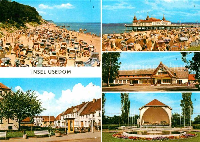 Insel Usedom ueckeritz Strand Platz des Friedens Ahlbeck Seebruecke Damerow Fors