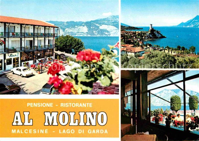 Malcesine Lago di Garda Pensione Ristorante Al Molino Gardasee Alpen