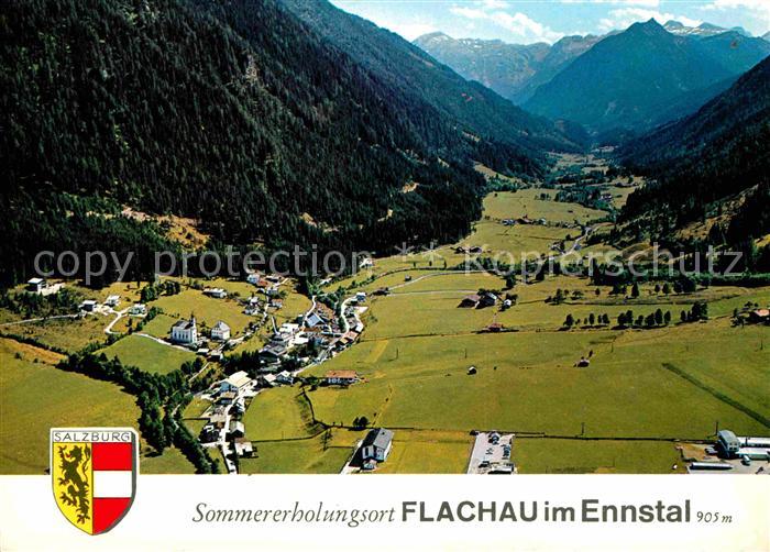 Flachau Panorama Ennstal Alpen Fliegeraufnahme