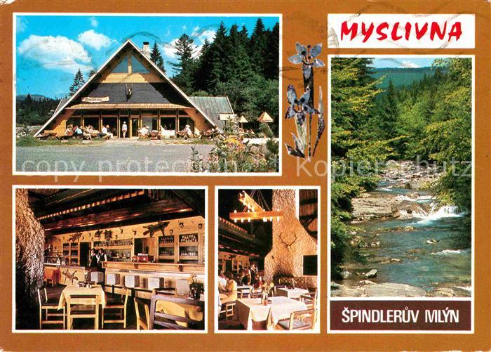 Spindleruv Mlyn Spindlermuehle Stylova restaurace Myslivna Krkonose Riesengebirg